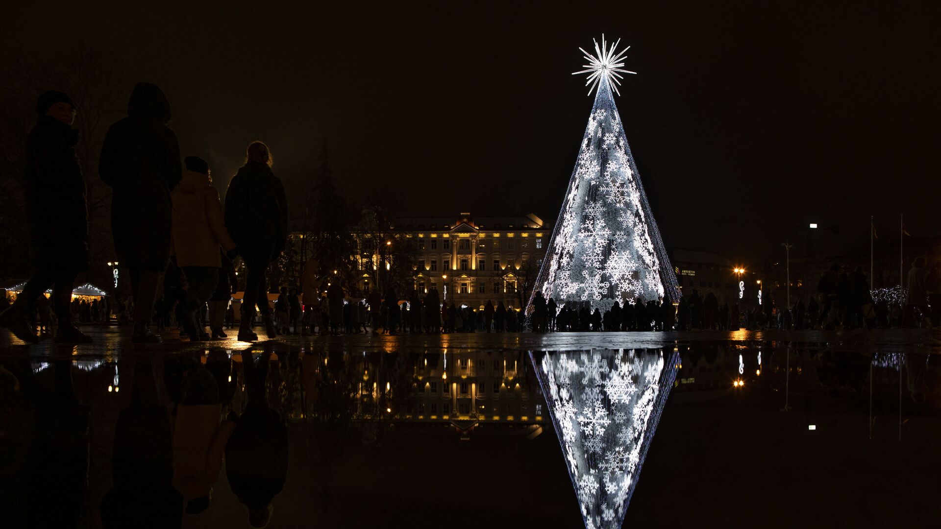 Рождественская елка в Вильнюсе  - Sputnik Узбекистан, 1920, 31.12.2021