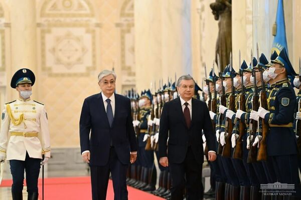 Визит президента Шавката Мирзиёева в Нур-Султан. - Sputnik Узбекистан