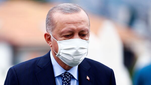 Президент Турции Тайип Эрдоган в Сараево  - Sputnik Ўзбекистон