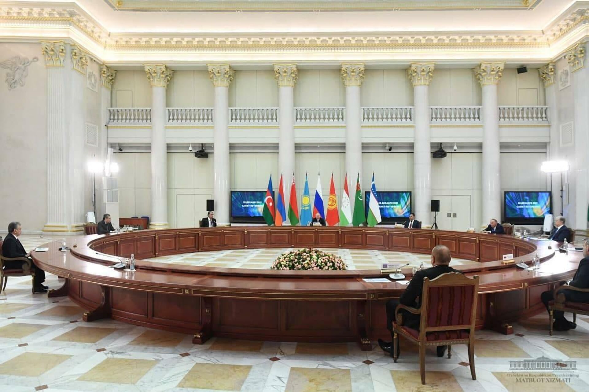 Президент Узбекистана поучаствовал в неформальном саммите СНГ - Sputnik Узбекистан, 1920, 29.12.2021