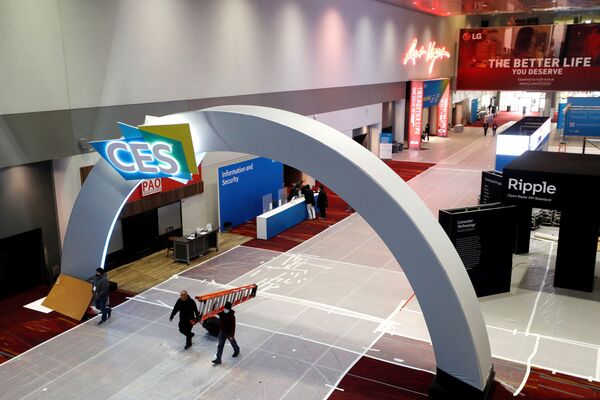 Выставка технологий CES 2022 прошла в Convention Center в Лас-Вегасе в начале января 2022 года.  - Sputnik Узбекистан