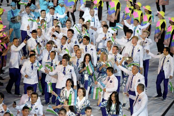 Форма сборной команды Узбекистана на Олимпийских играх в Рио-2016 - Sputnik Узбекистан