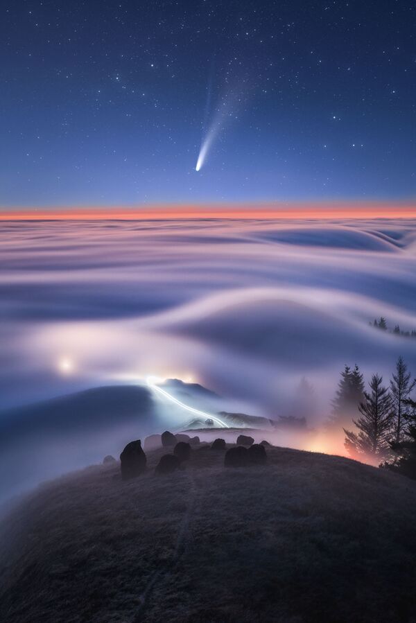 Фотография, получившая первое место, была сделана в Калифорнии, на горе Тамалпаис. - Sputnik Узбекистан