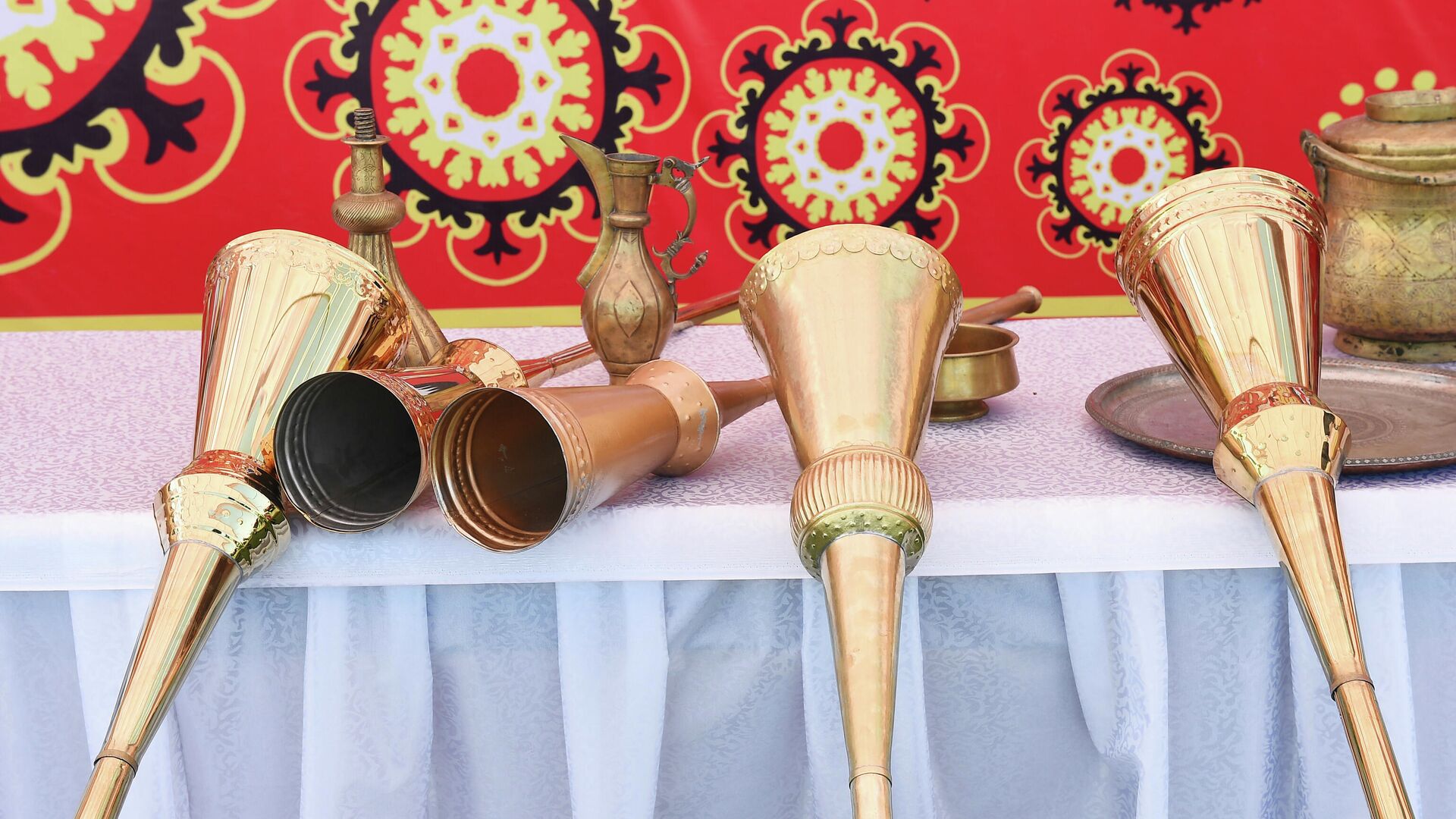Национальный музыкальный инструмент карнай - Sputnik Узбекистан, 1920, 04.02.2022