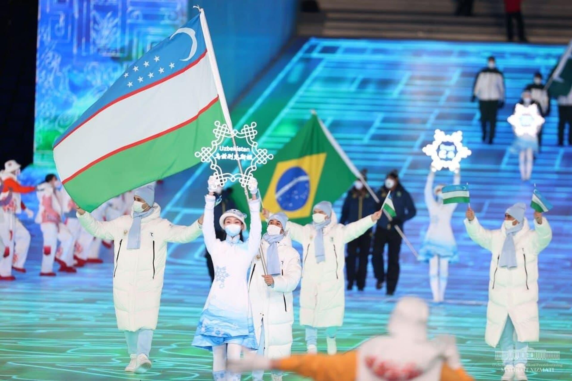 Торжественная церемония открытия XXIV зимних Олимпийских игр в Пекине - Sputnik Узбекистан, 1920, 05.02.2022