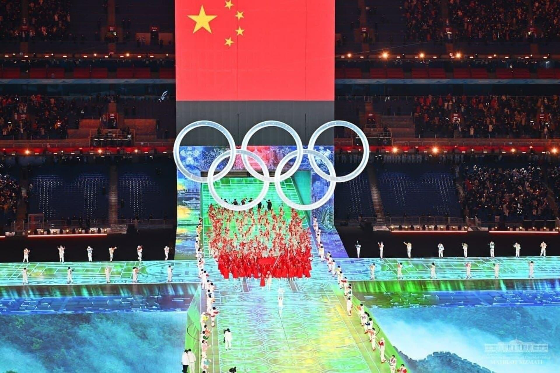 Торжественная церемония открытия XXIV зимних Олимпийских игр в Пекине - Sputnik Узбекистан, 1920, 05.02.2022