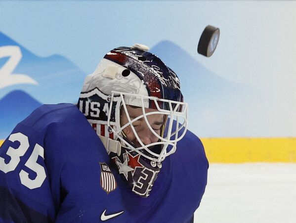 Мэдди Руни (США) во время матча США-Канада по хоккею. - Sputnik Узбекистан