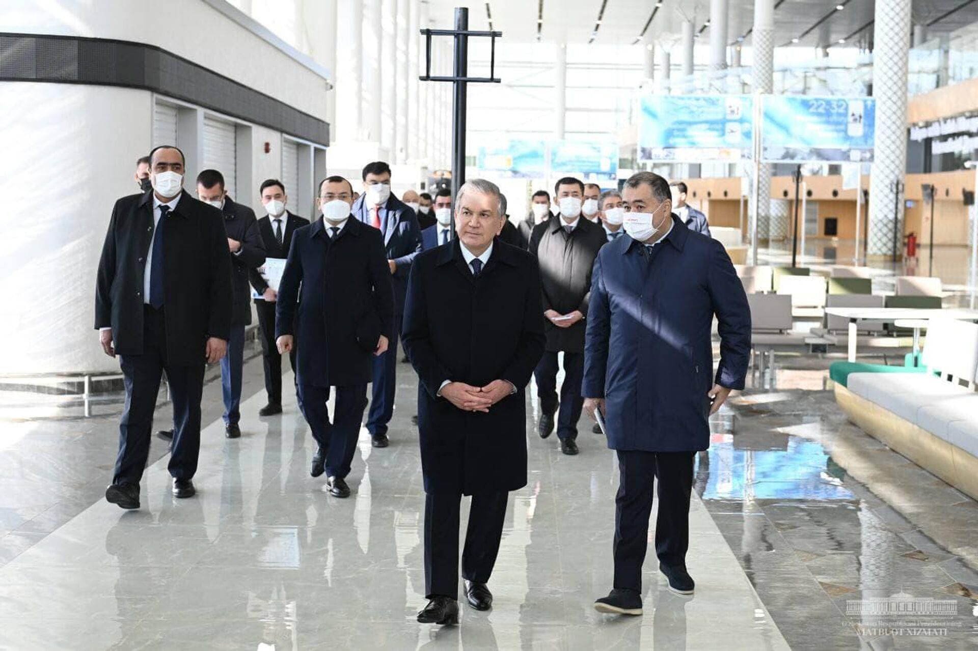 Шавкат Мирзиёев посетил международный аэропорт Самарканда - Sputnik Узбекистан, 1920, 11.02.2022
