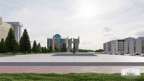 Проект реконструкции площади космонавтов в Ташкенте - Sputnik Узбекистан