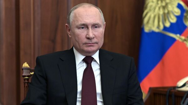Obrashenie prezidenta RF V. Putina - Sputnik O‘zbekiston