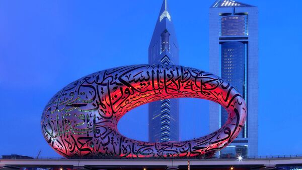 Музей будущего в Дубае, ОАЭ - Sputnik Ўзбекистон