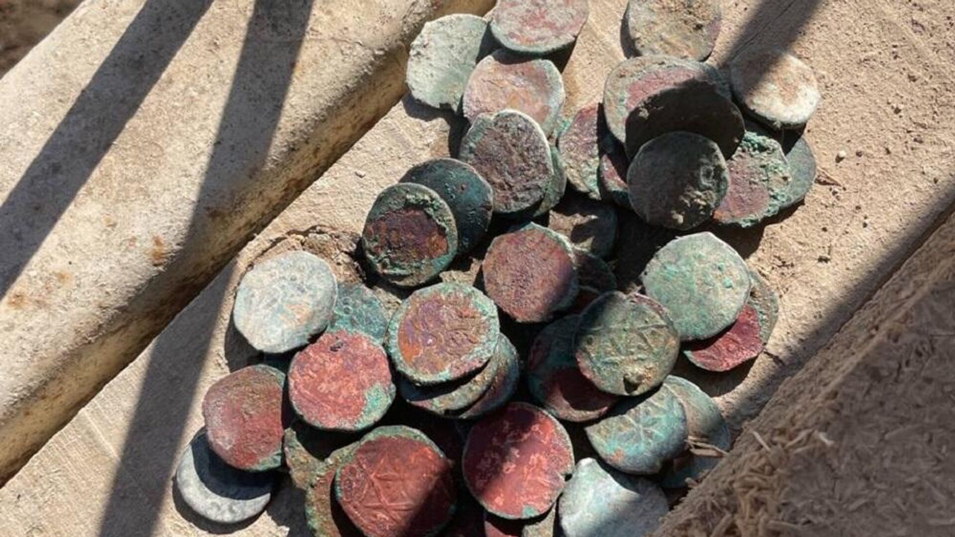 Монеты XV века, найденные местными жителями в Сурхандарье - Sputnik Узбекистан, 1920, 09.03.2022