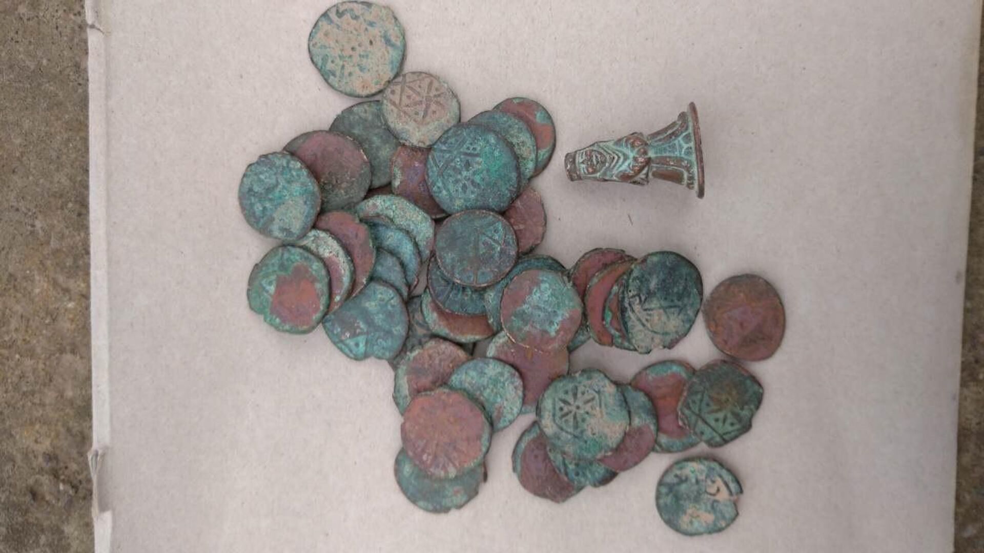 Монеты 15 века найденные местными жителями в Сурхандарье - Sputnik Узбекистан, 1920, 09.03.2022