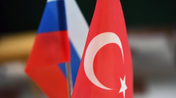 Флаг Турции и России - Sputnik Узбекистан