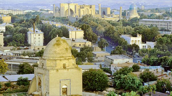 Вид на город Самарканд в Узбекистане - Sputnik Узбекистан