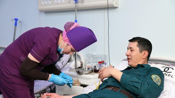Aksiya po sdachi donorskoy krovi v Uzbekistane - Sputnik O‘zbekiston