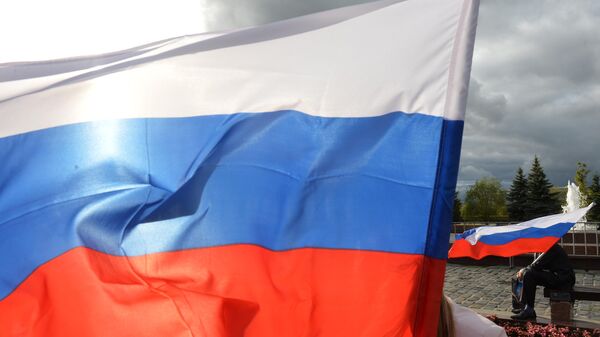 Российский флаг, архивное фото - Sputnik Узбекистан
