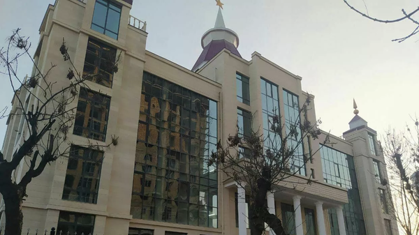 В Оше завершилось строительство пятиэтажного здания филиала Московского государственного университета имени М.В. Ломоносова - Sputnik Узбекистан