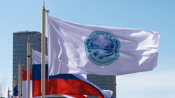 Флаг ШОС - Sputnik Узбекистан
