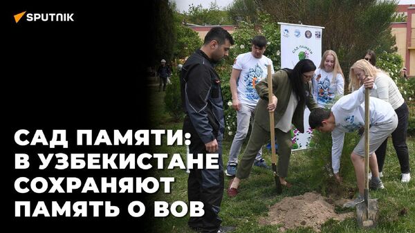 Сад памяти – в Узбекистане сохраняют память о ВОВ: видео - Sputnik Узбекистан