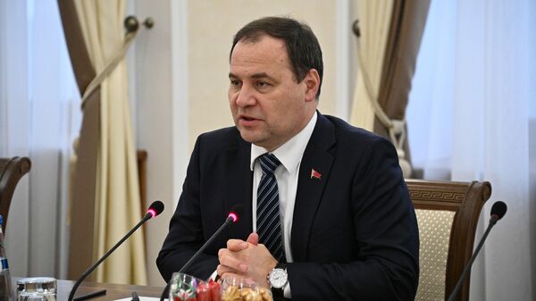 Premyer-ministr Belarusi Roman Golovchenko - Sputnik O‘zbekiston