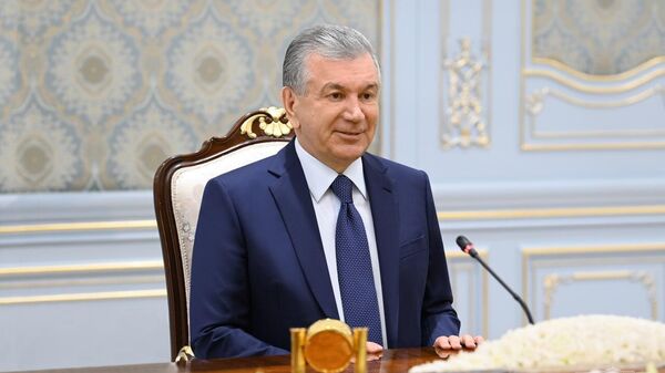 Prezident Uzbekistana Shavkat Mirziyoyev prinyal ministra promishlennosti i torgovli RF Denisa Manturova - Sputnik O‘zbekiston