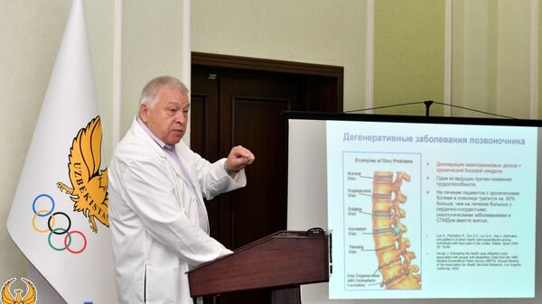 Уроки мастерства с российским профессором А. Басковым прошли в Центре спортивной медицины - Sputnik Ўзбекистон