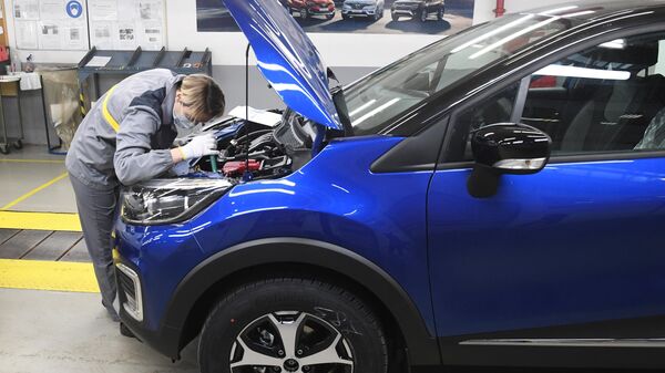 Завод по производству автомобилей Renault - Sputnik Ўзбекистон