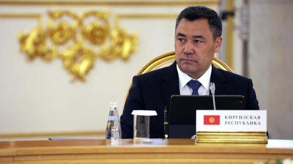 Prezident Kirgizii Sadir Japarov  - Sputnik O‘zbekiston