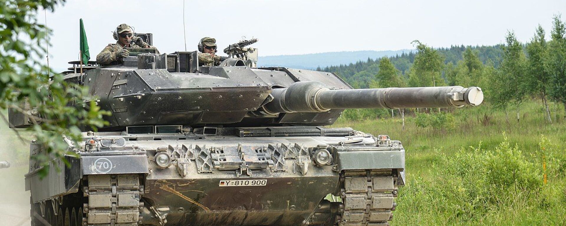 Germaniyaning Leopard 2A6 1-tank diviziyasi, arxiv surat - Sputnik O‘zbekiston, 1920, 13.06.2023