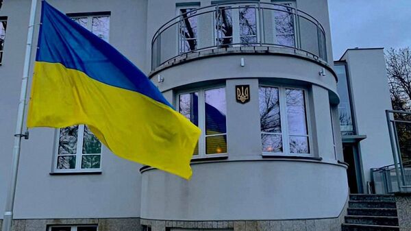 Здание посольства Украины в Польше - Sputnik Ўзбекистон
