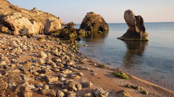 Отдых на Азовском побережье в Крыму - Sputnik Узбекистан