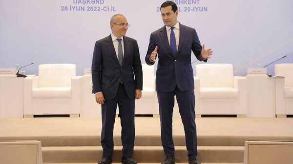Uzbeksko-azerbaydjanskiy biznes forum v Tashkente. 20-iyunya 2022 g. - Sputnik O‘zbekiston