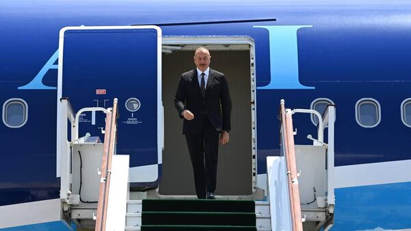 Vizit prezidenta Azerbaydjana Ilxama Aliyeva v Uzbekistan - Sputnik Oʻzbekiston
