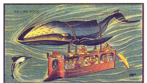 Карточка серии Франция в 2000 году - Китовый подводный автобус - Sputnik Узбекистан