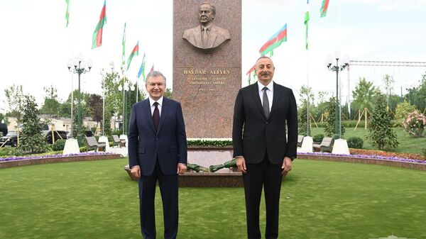 Визит президента Азербайджана Ильхама Алиева в Узбекистан - Sputnik Узбекистан