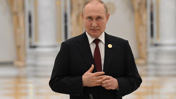 Президент РФ В. Путин принял участие в шестом Каспийском саммите - Sputnik Ўзбекистон