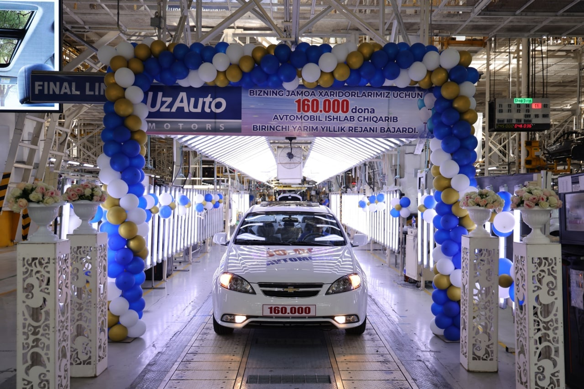 Компания Uzauto Motors выполнила поручение президента и установила новый производственный рекорд - Sputnik Узбекистан, 1920, 01.07.2022