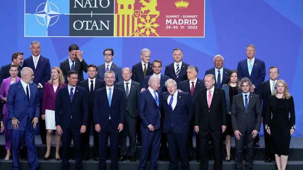Лидеры стран НАТО на саммите в Мадриде - Sputnik Узбекистан