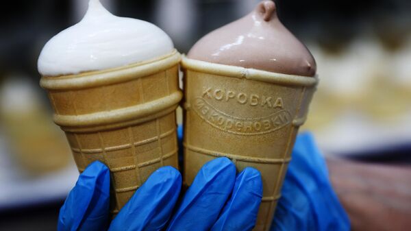 Мороженое, архивное фото - Sputnik Ўзбекистон