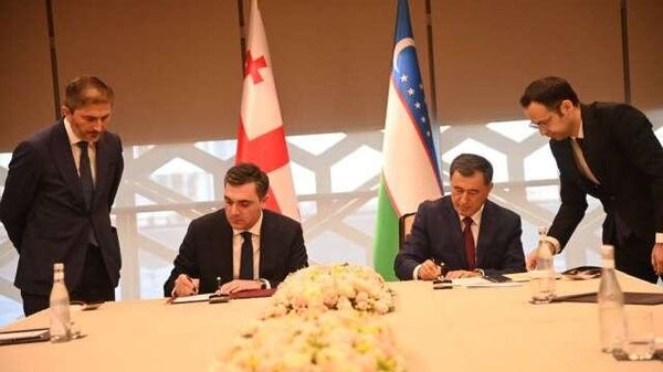 МИД Узбекистана и Грузии подписали программу сотрудничества на 2022-2024 гг - Sputnik Узбекистан