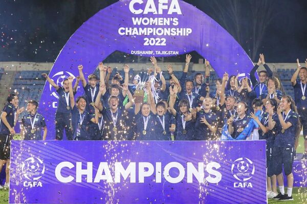 O‘zbekiston CAFA Womenʼs Championship-2022  turnirida chempion bo‘ldi - Sputnik O‘zbekiston