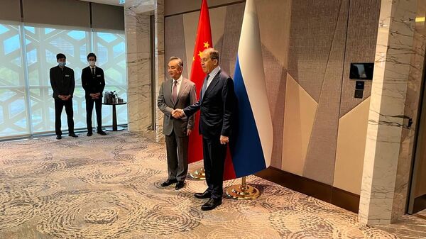 Встреча глав МИД России и Китая в Ташкенте. - Sputnik Узбекистан
