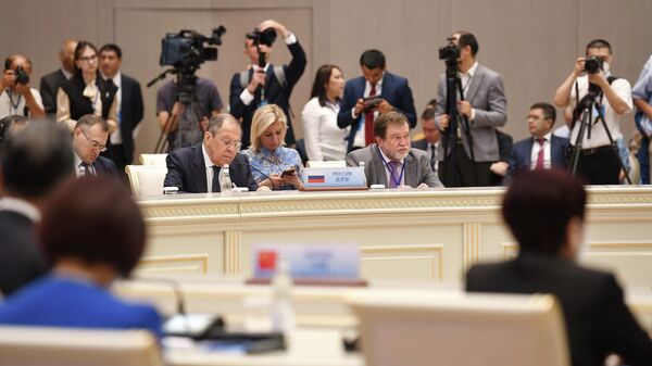 Заседание Совета министров иностранных дел (СМИД) государств-членов ШОС в Ташкенте - Sputnik Ўзбекистон