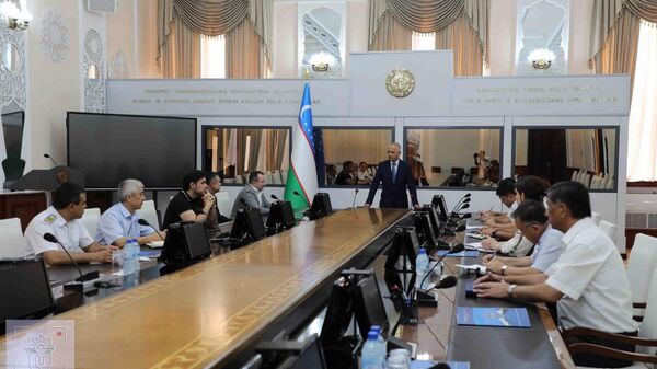 Встреча руководства АО Узбекистон темир йуллари с российской делегацией АО Трансмашхолдинг - Sputnik Узбекистан