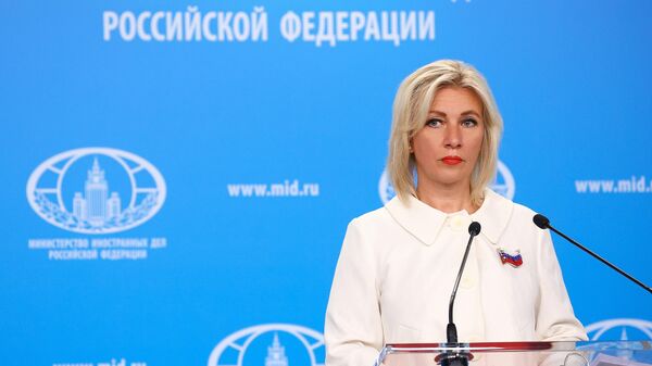 Ofitsialniy predstavitel Ministerstva inostrannix del Rossii Mariya Zaxarova  - Sputnik O‘zbekiston