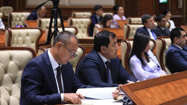 На 29-м пленарном заседании Сената Олий Мажлиса Узбекистана - Sputnik Узбекистан