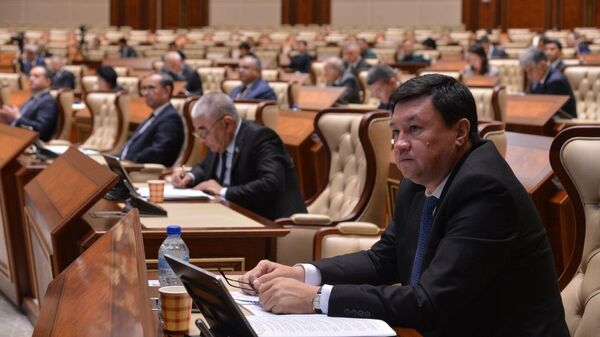 На 29-м пленарном заседании Сената Олий Мажлиса Узбекистана  - Sputnik Узбекистан