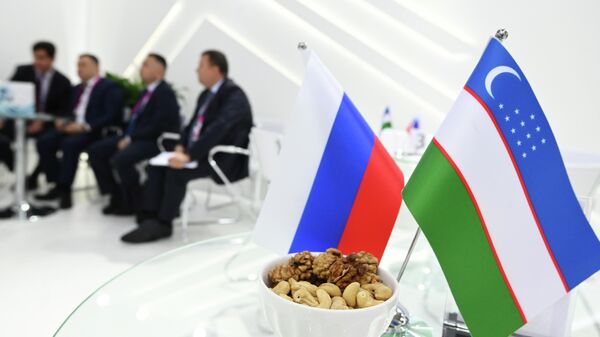 Флаг России и Узбекистана, архивное фото - Sputnik Узбекистан
