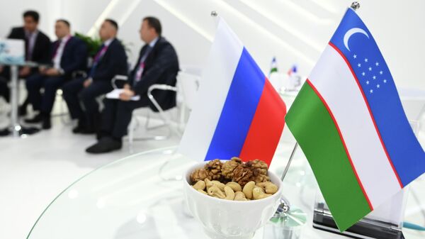Флаг России и Узбекистана, архивное фото - Sputnik Ўзбекистон